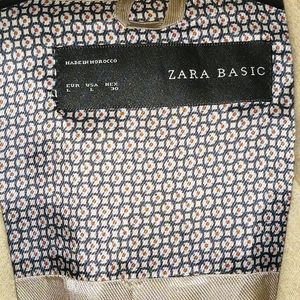 Zara basics beige blazer